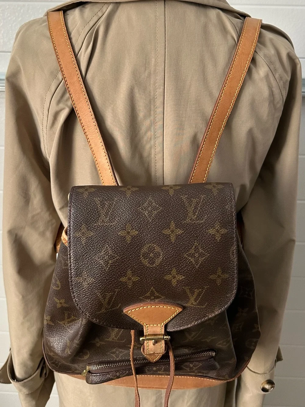 Louis Vuitton Montsouris MM Vintage Monogram Backpack